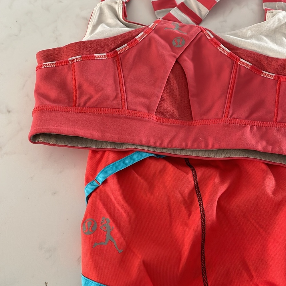 Lululemon Seawheeze Half Marathon Sports Bra & Shorts Set